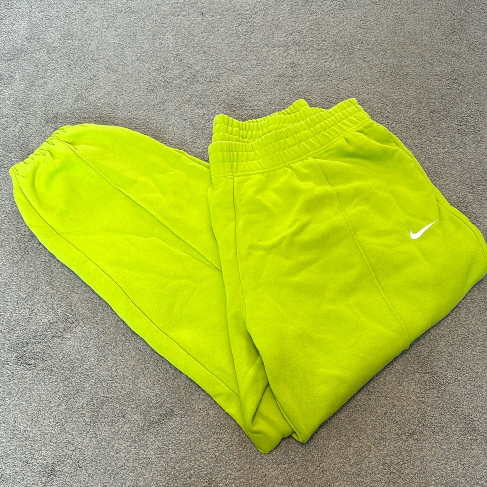 Women’s Nike Neon Green Sweatpants
